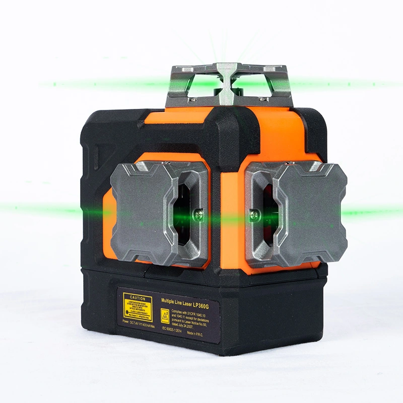 Tahap laser hijau 3d